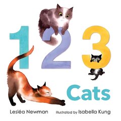 123 Cats: A Cat Counting Book hind ja info | Väikelaste raamatud | kaup24.ee