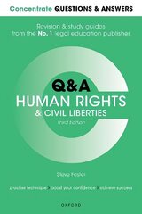 Concentrate Questions and Answers Human Rights and Civil Liberties: Law Q&A Revision and Study Guide 3rd Revised edition hind ja info | Majandusalased raamatud | kaup24.ee