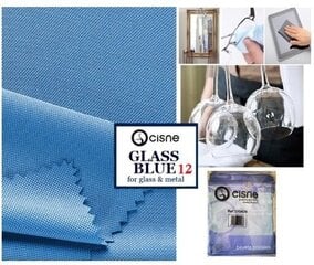 Mikrokiust poleerimislapp Cisne Glass Blue, 12 tk цена и информация | Принадлежности для уборки | kaup24.ee