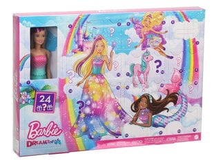 Barbie advendikalender Dreamtopia hind ja info | Tüdrukute mänguasjad | kaup24.ee