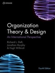Organization Theory & Design: An International Perspective 4th edition hind ja info | Majandusalased raamatud | kaup24.ee
