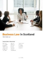 Business Law in Scotland 4th edition цена и информация | Книги по экономике | kaup24.ee