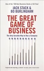 Great Game of Business: The Only Sensible Way to Run a Company Main цена и информация | Книги по экономике | kaup24.ee