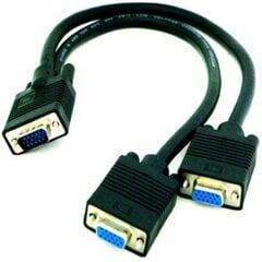 S-VGA jagamiskaabel Nanocable 10.15.2000 45 cm цена и информация | Адаптеры и USB-hub | kaup24.ee