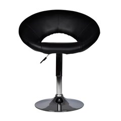 vidaXL kunstnahast baaripukk, must hind ja info | Söögilaua toolid, köögitoolid | kaup24.ee