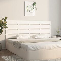 vidaXL voodipeats, valge, 150x3x80 cm, männipuit hind ja info | Voodid | kaup24.ee