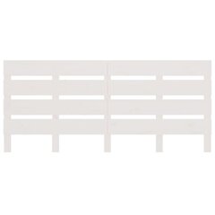 vidaXL voodipeats, valge, 180 x 3 x 80 cm, männipuit hind ja info | Voodid | kaup24.ee