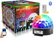 Projektor/muusika kõlar Magic disc, bluetooth usb kaugjuhtimispuldiga цена и информация | Lastetoa valgustid | kaup24.ee