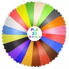3D pliiatsi plastik/filament, PLA 100 m цена и информация | Смарттехника и аксессуары | kaup24.ee