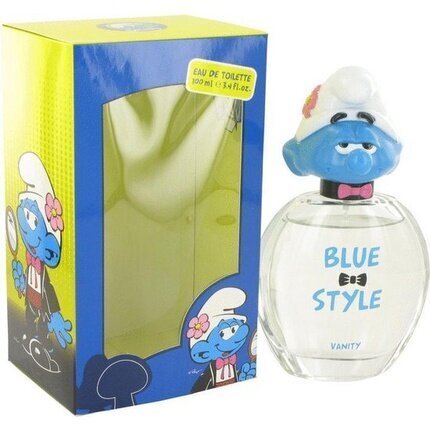 Tualettvesi The Smurfs Blue Style Vanity EDT poistele 100 ml цена и информация | Laste parfüümid | kaup24.ee