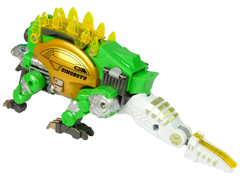 Transformeris dinozauras Dinobots su šaudymo funkcija Lean Toys, žalias цена и информация | Poiste mänguasjad | kaup24.ee