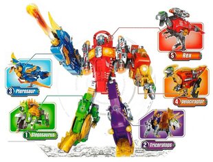 Transformeris dinozauras Dinobots su šaudymo funkcija Lean Toys, mėlynas hind ja info | Poiste mänguasjad | kaup24.ee