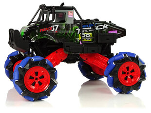 Radijo bangomis valdomas Drift automobilis Lean Toys,žalias hind ja info | Poiste mänguasjad | kaup24.ee