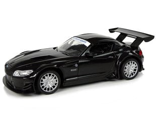 Kaugjuhitav sportauto Lean Toys BMW Z4 GT3, 1:18, must hind ja info | Poiste mänguasjad | kaup24.ee
