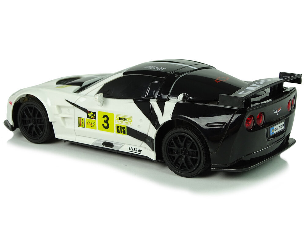 Kaugjuhtimispult Sportauto Corvette C6.R, 2,4 G, 1:24, valge hind ja info | Poiste mänguasjad | kaup24.ee