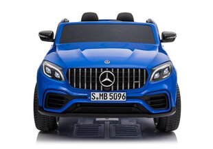 Elektriauto lastele Mercedes GLC 63S, sinine lakk, MP4 hind ja info | Laste elektriautod | kaup24.ee