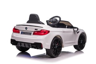 Üksik elektriauto lastele BMW M5, valge hind ja info | Laste elektriautod | kaup24.ee