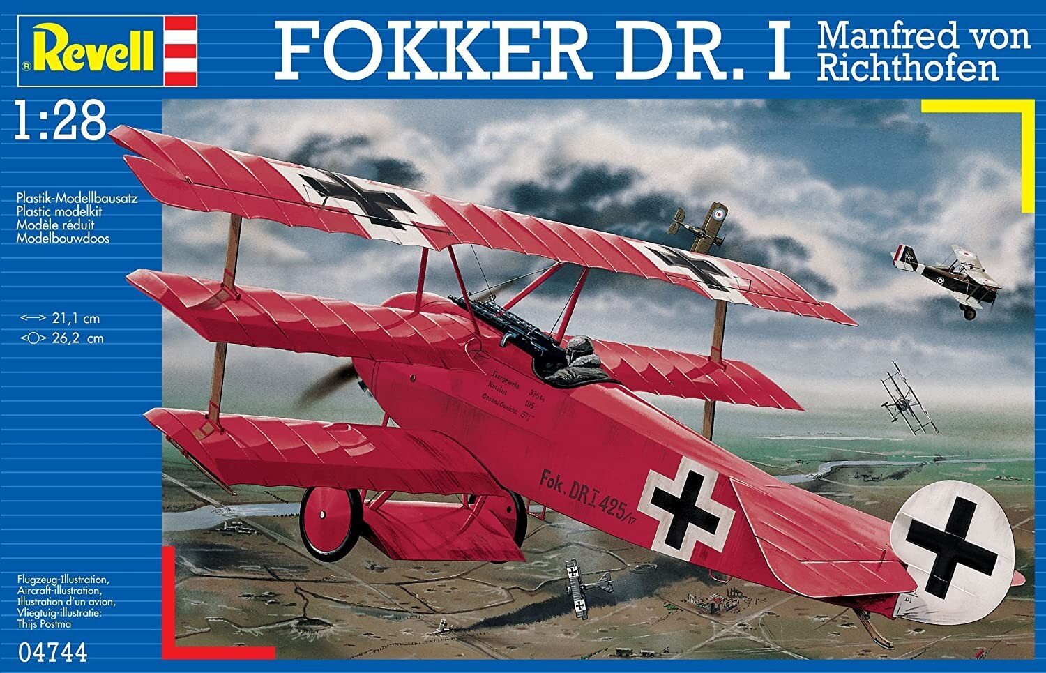 Revell Plastist mudel Fokker Dr. JA hind ja info | Mudelautode kollektsioneerimine | kaup24.ee