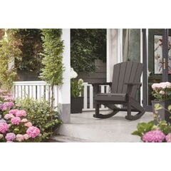 Садовый стул Keter Adirondack Troy, серый цена и информация | Садовые стулья, кресла, пуфы | kaup24.ee