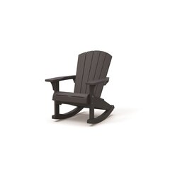 Keter Adirondack kiiktool Troy, grafiit цена и информация | Садовые стулья, кресла, пуфы | kaup24.ee