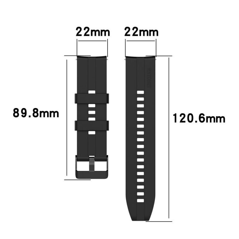 Silikoon Rihm LINE 22mm – Valge hind ja info | Nutikellade ja nutivõrude tarvikud | kaup24.ee