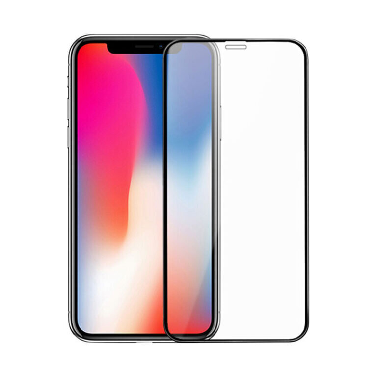 iPhone 11 Pro Max (6,5″) täisekraani kaitseklaas (10D) hind ja info | Ekraani kaitsekiled | kaup24.ee