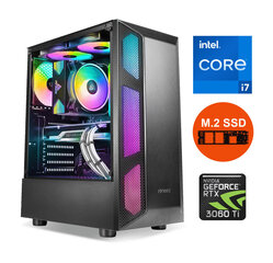 Gamer i7-10700 16GB 480GB SSD NVME 1TB HDD RTX 3060 Ti 8GB Windows 10 hind ja info | Lauaarvutid | kaup24.ee