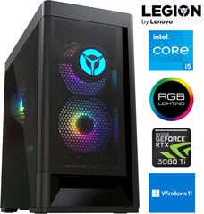 Lenovo Legion T5 i5-11400F 32GB 512GB SSD RTX 3060Ti Windows 11 hind ja info | Lauaarvutid | kaup24.ee