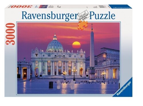 Ravensburger - Puzzle 3000 St Peter's Cathedral in Rome 121x80 cm цена и информация | Pusled | kaup24.ee