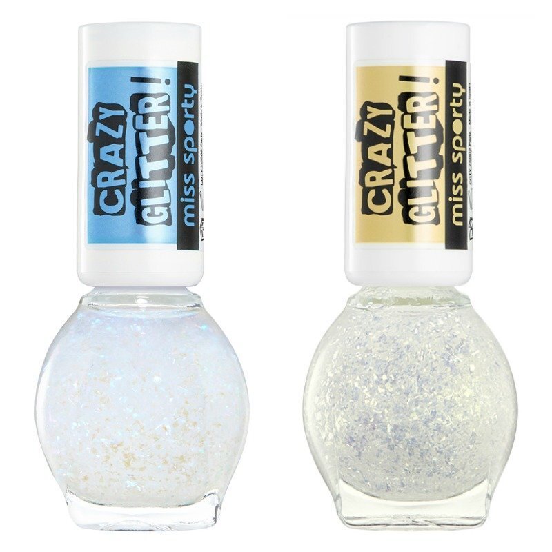 Sädelev küünelakk Miss Sporty Crazy Glitter 7 ml hind ja info | Küünelakid, küünetugevdajad | kaup24.ee