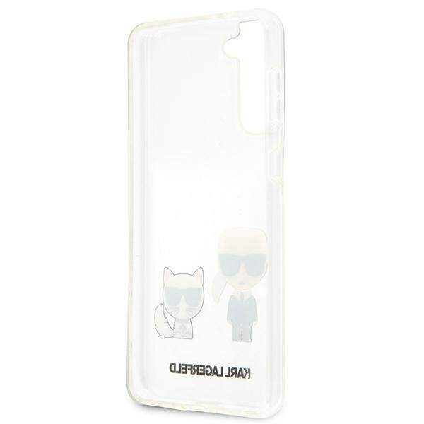 Karl Lagerfeld KLHCS21MCKTR S21 + G996 hardcase Transparent Karl & Choupette цена и информация | Telefonikaaned ja ümbrised | kaup24.ee