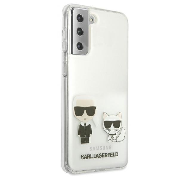 Karl Lagerfeld KLHCS21MCKTR S21 + G996 hardcase Transparent Karl & Choupette цена и информация | Telefonikaaned ja ümbrised | kaup24.ee