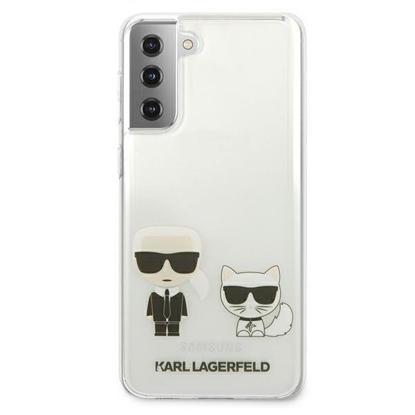 Karl Lagerfeld KLHCS21MCKTR S21 + G996 hardcase Transparent Karl & Choupette hind ja info | Telefoni kaaned, ümbrised | kaup24.ee