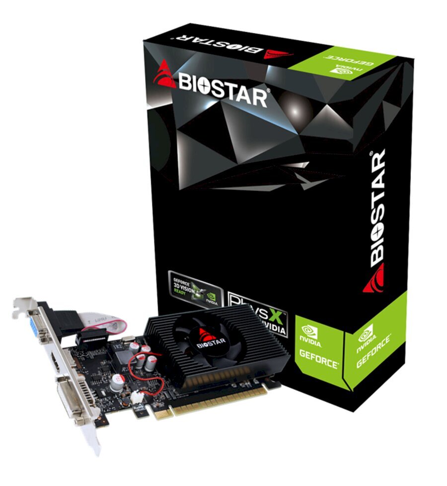 Biostar Nvidia Geforce GT730 4GB DDR3 128 Bit (VN7313TH41-TBBRL-BS2) цена и информация | Videokaardid (GPU) | kaup24.ee