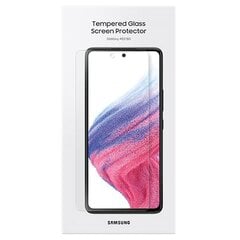 Samsung A53 5G karastatud klaasist ekraanikaitsekile läbipaistev ET-FA536TTEGWW hind ja info | Ekraani kaitsekiled | kaup24.ee