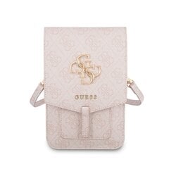 Guess PU 4G Metal Logo Phone Bag Pink hind ja info | Telefoni kaaned, ümbrised | kaup24.ee