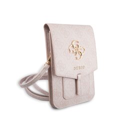 Guess PU 4G Metal Logo Phone Bag Pink hind ja info | Telefoni kaaned, ümbrised | kaup24.ee