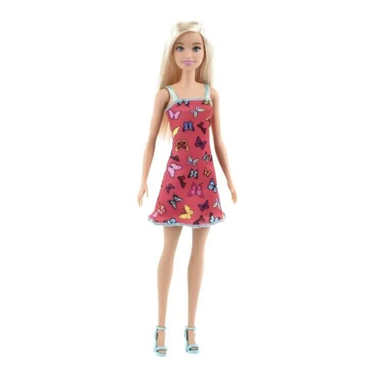 Mattel - Barbie Blonde Hair Butterfly Print Pink and Blue Dress / from Assort hind ja info | Tüdrukute mänguasjad | kaup24.ee