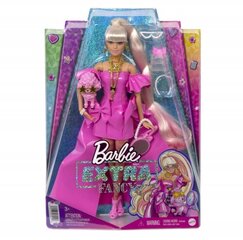 Mattel - Barbie Extra Fancy Doll In Shimy Pink Dress With Puppy / from Assort hind ja info | Tüdrukute mänguasjad | kaup24.ee