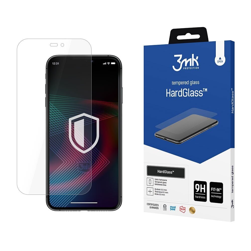 LCD kaitsev karastatud klaas 3MK Hard Glass Apple iPhone 14 Max/14 Pro Max hind ja info | Ekraani kaitsekiled | kaup24.ee