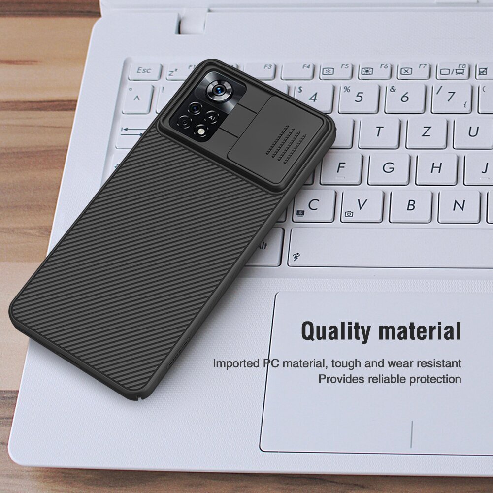 Nillkin CamShield Hard Case for Poco X4 Pro 5G Black цена и информация | Telefoni kaaned, ümbrised | kaup24.ee
