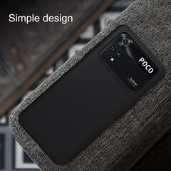 Nillkin Super Frosted Back Cover for Poco M4 Pro 4G Black hind ja info | Telefoni kaaned, ümbrised | kaup24.ee