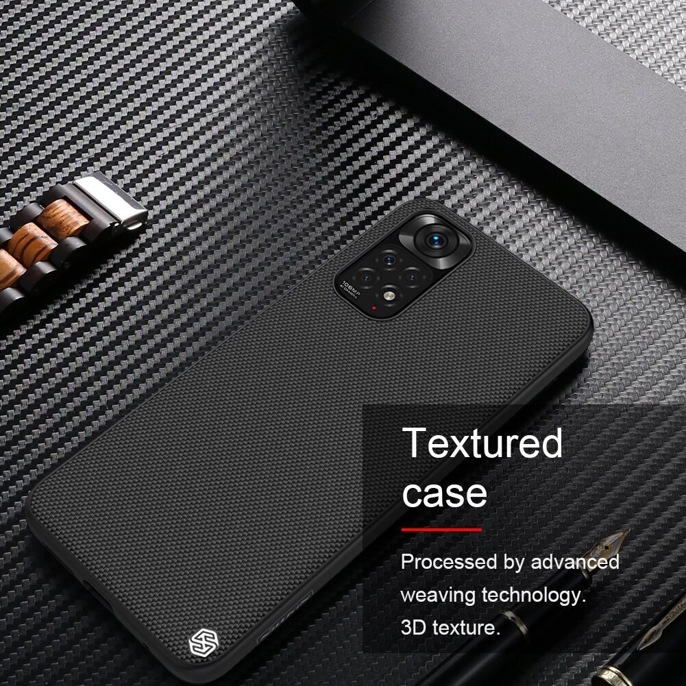 Nillkin Textured Hard Case for Xiaomi Redmi Note 11S Black hind ja info | Telefoni kaaned, ümbrised | kaup24.ee