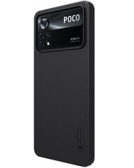 Nillkin Super Frosted Back Cover for Poco X4 Pro 5G Black hind ja info | Telefoni kaaned, ümbrised | kaup24.ee