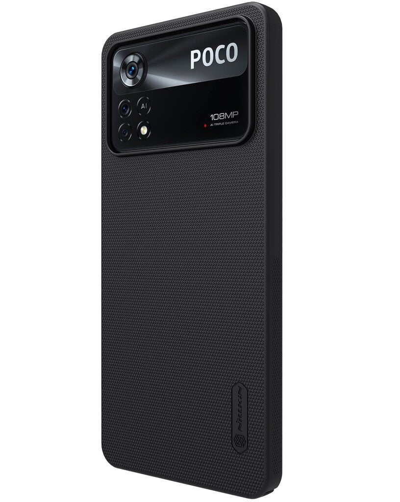 Nillkin Super Frosted Back Cover for Poco X4 Pro 5G Black цена и информация | Telefoni kaaned, ümbrised | kaup24.ee