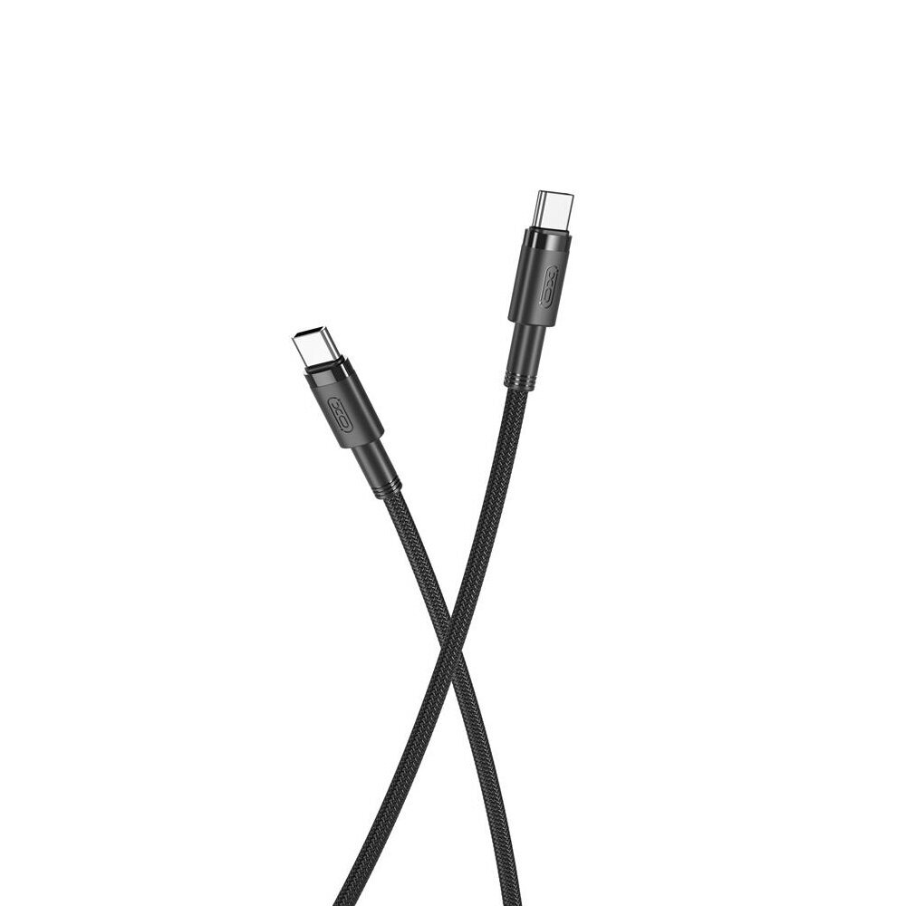 XO cable NB-Q199 PD USB-C - USB-C 1,5m 100W black hind ja info | Mobiiltelefonide kaablid | kaup24.ee