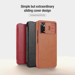 Nillkin Qin Book PRO Case for Poco X4 Pro 5G Black hind ja info | Nillkin Mobiiltelefonid, foto-, videokaamerad | kaup24.ee