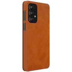 Nillkin Qin Book Case for Samsung Galaxy A13 4G Brown hind ja info | Telefoni kaaned, ümbrised | kaup24.ee