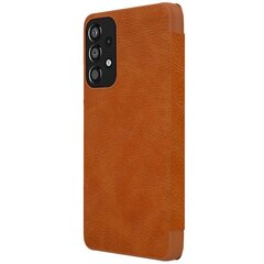 Nillkin Qin Book Case for Samsung Galaxy A13 4G Brown hind ja info | Telefoni kaaned, ümbrised | kaup24.ee