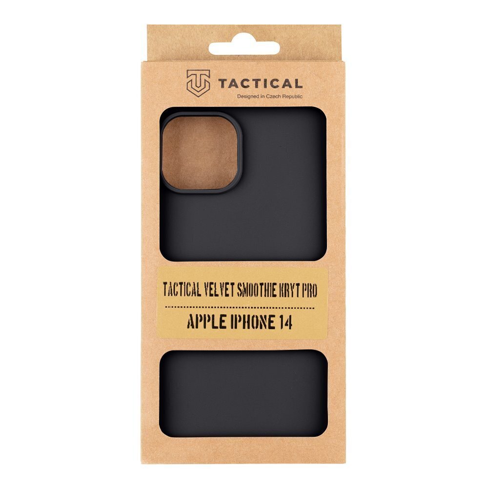 Tactical Velvet Smoothie Cover for Apple iPhone 14 Asphalt цена и информация | Telefoni kaaned, ümbrised | kaup24.ee